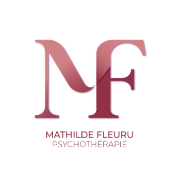 Logo composé des lettre capitales M et F avec en légende Mathilde Fleuru Psychothérapie